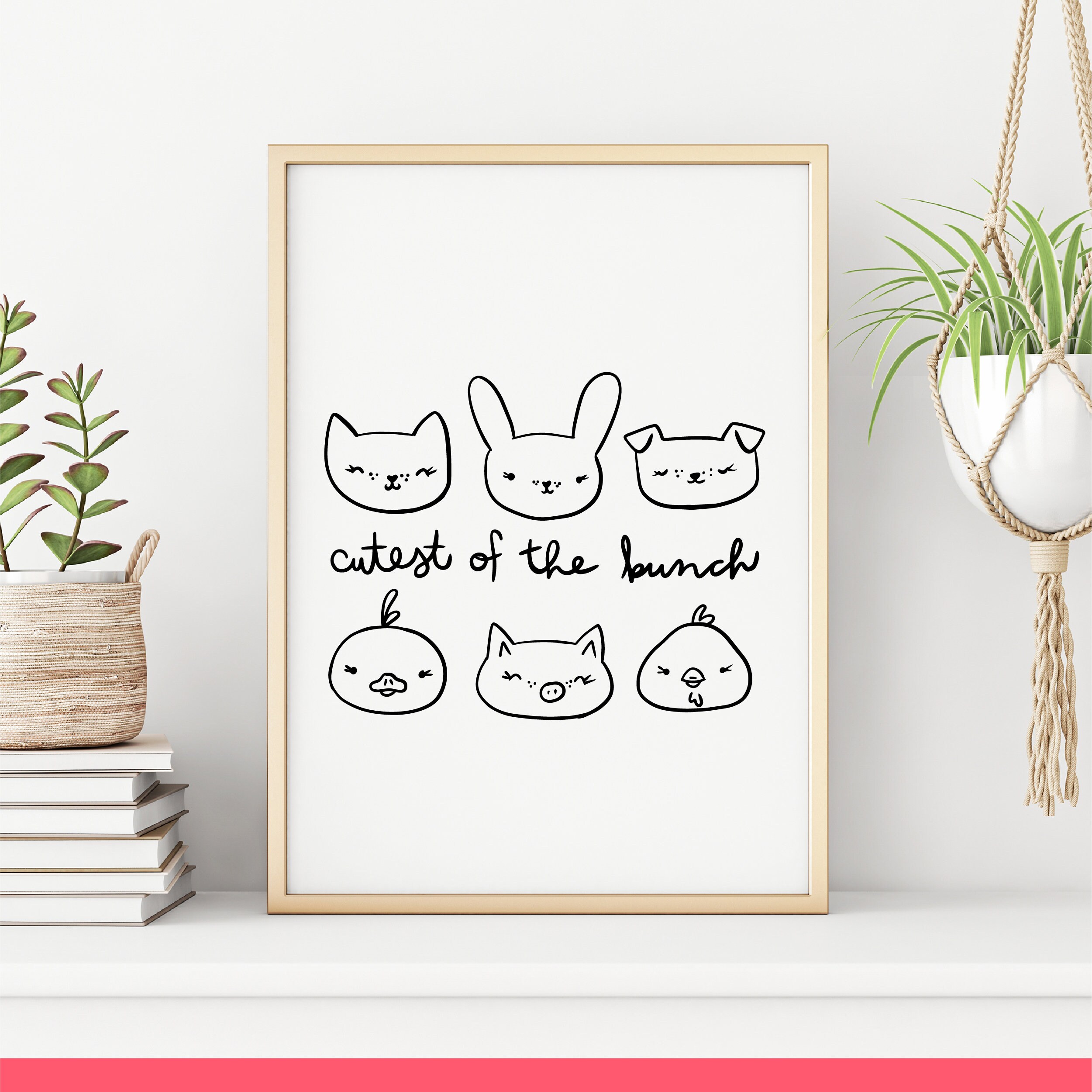 Baby Svg Farm Animals Cutest of the Bunch Gift | Etsy