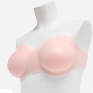 Silicone Breastplate, Crossdresser Play,Silicone Prosthetics,Realistic Skin Tone,D Cup , Unisex
