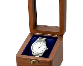 Handmade Rosewood Watch Box Organizer: Jewelry Storage Case