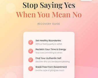 Stop saying yes when you mean no!