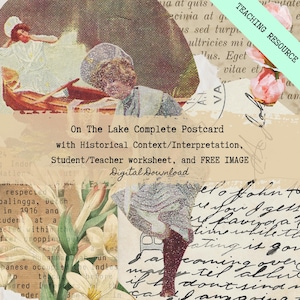 Antique Postcard Bundle: 1900s Ephemera, History Lesson (Digital Download)