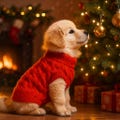 Christmas Cable Knit Dog Sweater, Cozy Puppy Pullover product logo