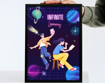 Cosmic Education Poster | Space Study Wall Art (A4 PDF Printable)