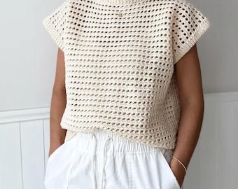 Crochet Pattern - Wren Rattan Crochet Top