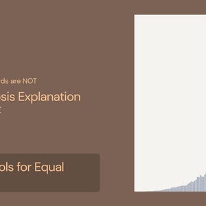 May include: A graphic with text stating "What Affirmation Cards are NOT: Not a Diagnosis Explanation Requirement. They are Tools for Equal Access." A light-colored graph rises on the right side of the image.