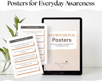 Printable Information Posters | Neurodivergent, Classroom and Home Resources