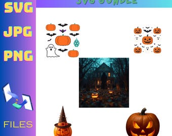 Halloween SVG Bundle: Spooky Cut Files for Cricut & Silhouette (Digital Download)