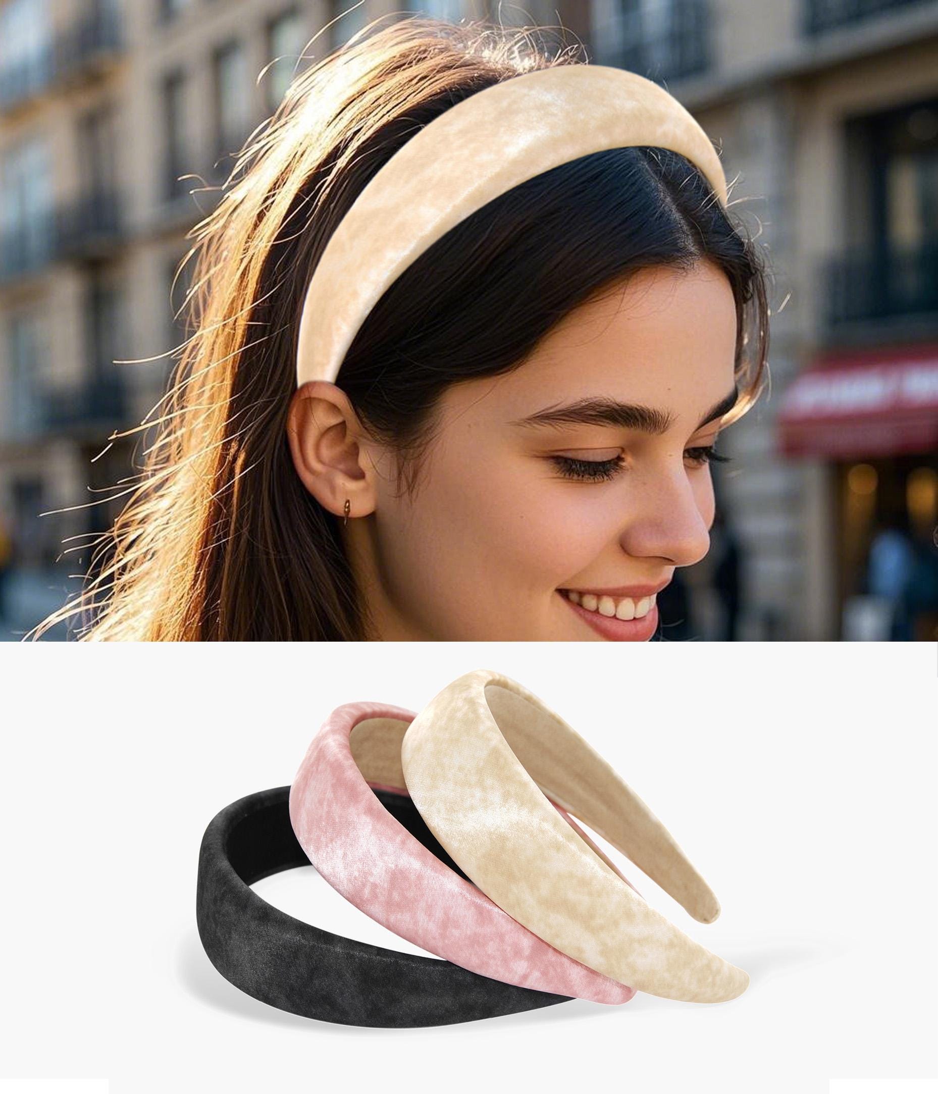 Glamour Girlz Haarreif Aus Kunstfell – Breit, Weich, Mit Knoten In Minzgrün, Perfekt Als Geschenk