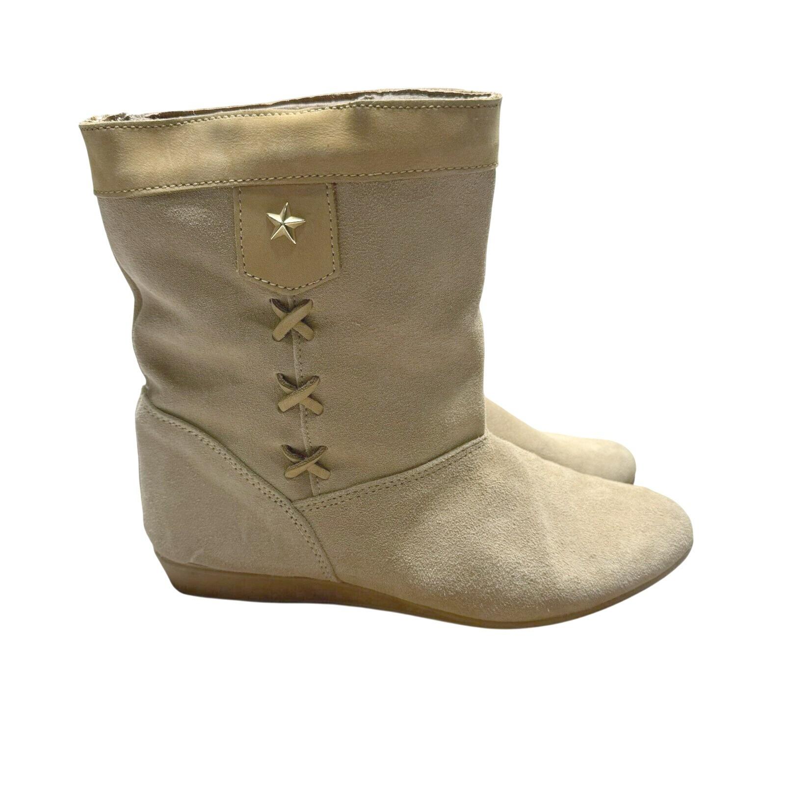 Tan Suede Ankle Boots - Etsy