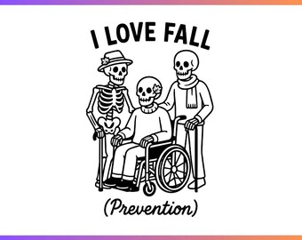 Fall Prevention Nurse SVG,Funny Skeleton Design Svg,Occupational Therapy Halloween,Funny Aging Design,Ghost with Walker and Cane,SkeletonSvg