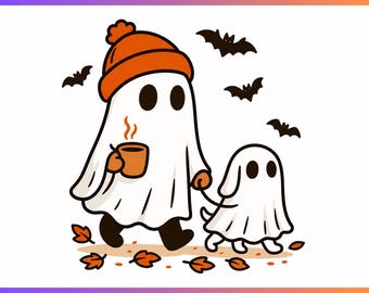 Niedlicher Halloween-Geisterhund (SVG/PNG), Geisterwelpen-Shirt-Design, Hunde-Sublimationsdatei, lustige Hunde-Schneidedatei, Boo-Hund-Clipart (PNG)