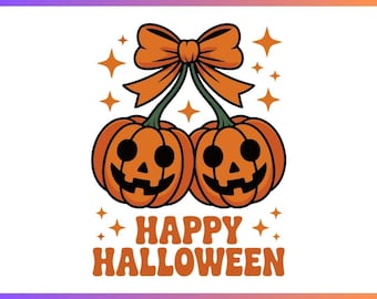 Kürbis KirschenSvg Png,Kirschen Kürbis Png,Vintage-Halloween-Kürbis-Svg Png,