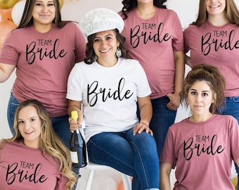 Bride Squad Cotton Shirt, Bridal Shower Gift
