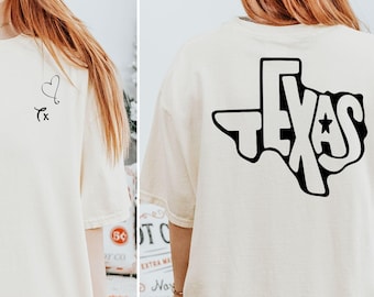 Texas Pride T-Shirt, Heart Pocket, Lone Star State