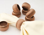 Set of 8 Copper Napkin Rings, Metallic Serviette Holders, Home Decor Hostess Gift or Wedding Gift