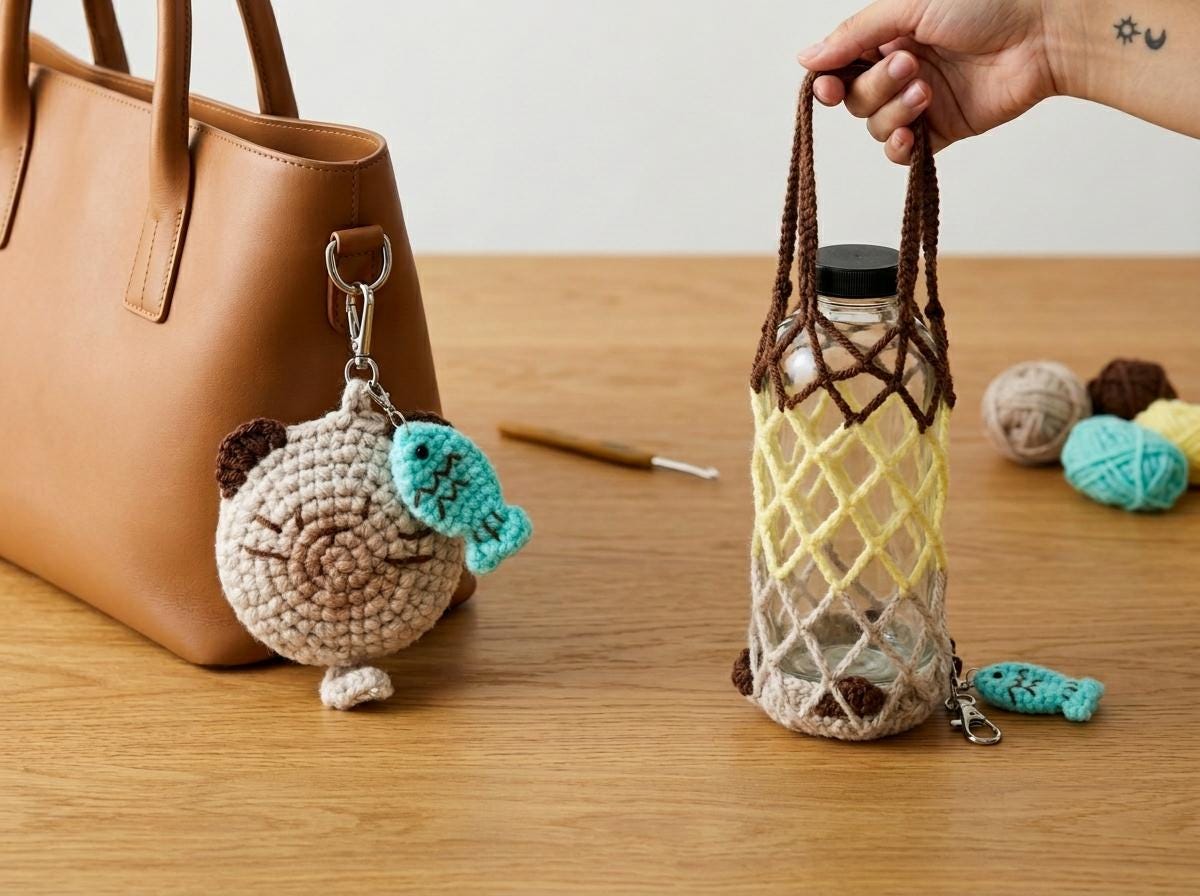 40 Crochet Water Bottle Holder Patterns for On the Go 33 Crochet Water Bottle Holder