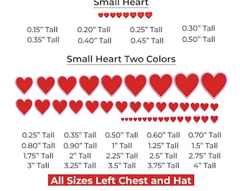 small heart embroidery design, mini heart embroidery files, 28 sizes, two colors design.