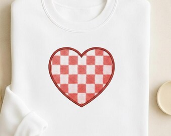 Heart Applique Satin Embroidery Design, Valentine Machine Embroidery, 27 Sizes, 10 File Formats, Instant Download