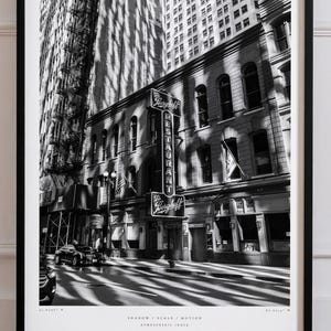 Chicago Loop Black and White Architecture Photography Print – Modern Home Decor