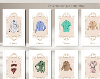 Etichette stampabili per riporre oggetti da cucito