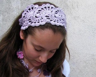 ON SALE 10% SALE Crochet Boho Head Band_Crochet Lace Hair Band_Summer Hair Accessories_Crochet Hairband_Headband Lace_Summer Hair Wrap_Boho