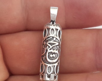 1 Sterling Silver 925 Dua Quran Muslim Jawshan Cevsen Talisman Islamic Stash Vial Pendant Prayer Box Tube With Husayn حسين