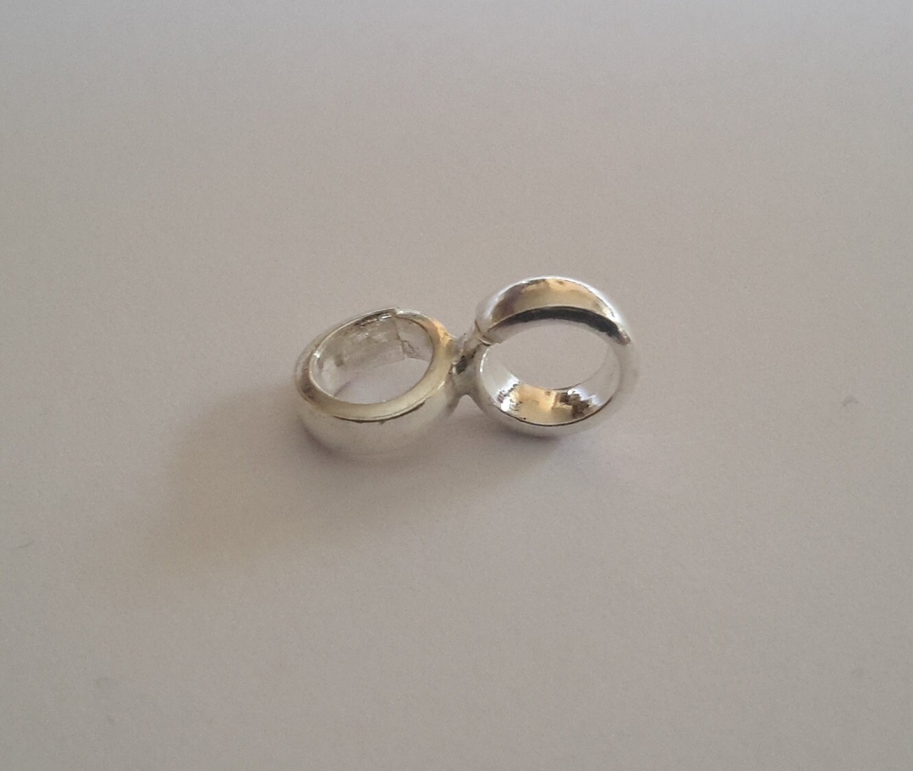 8 Sterling Silver Direction Changer Double Open Jump Ring