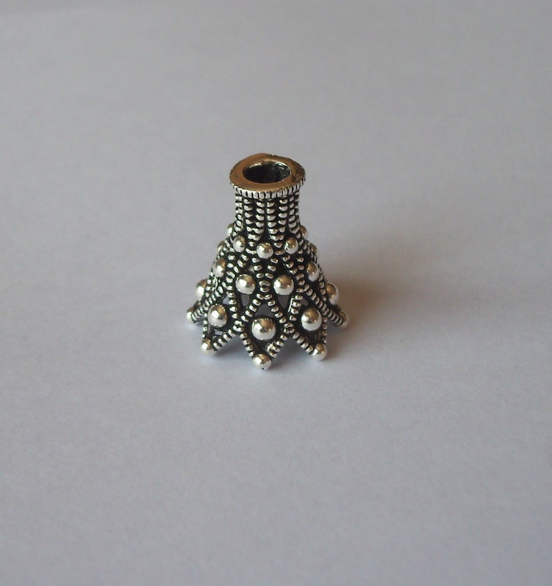1 sterling silver one of its kind filigree large focal bali etsy