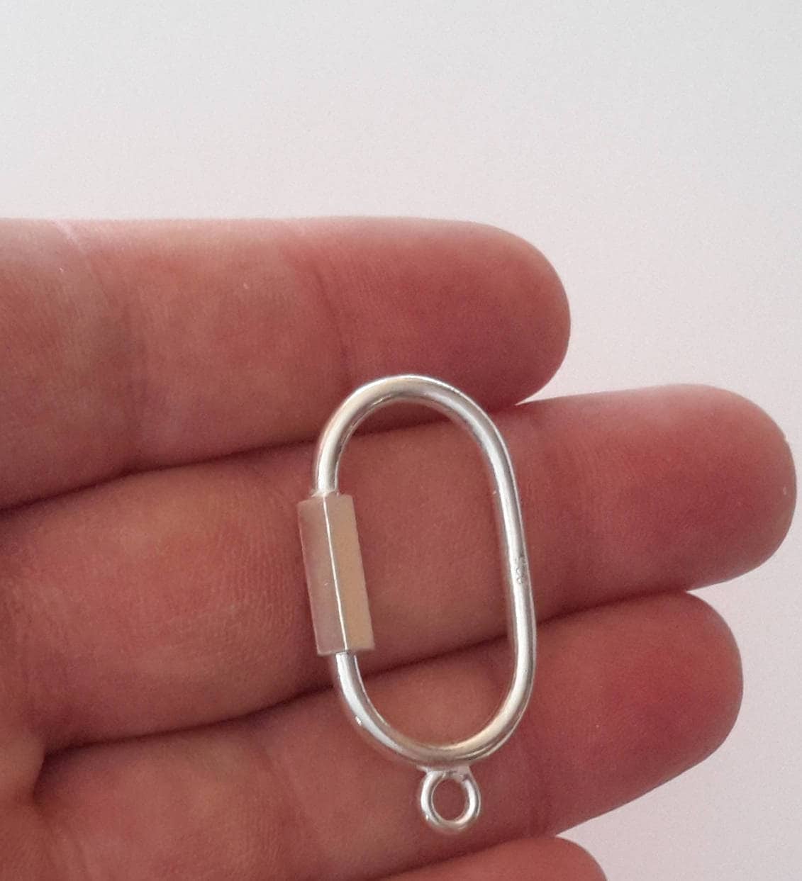 小物 PUERTA DEL SOL Sterling silver Key Chain 925 Sterling Silver Vintage Italy Rectangular Tag Fob Key