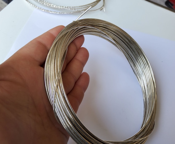 Sterling silver 925 Round Wire thickness 1.2mm 17 Gauge