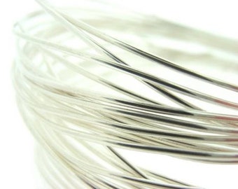 5Ft  Solid Sterling Silver 925 Round Wire HH 18, 20, 22, gauge