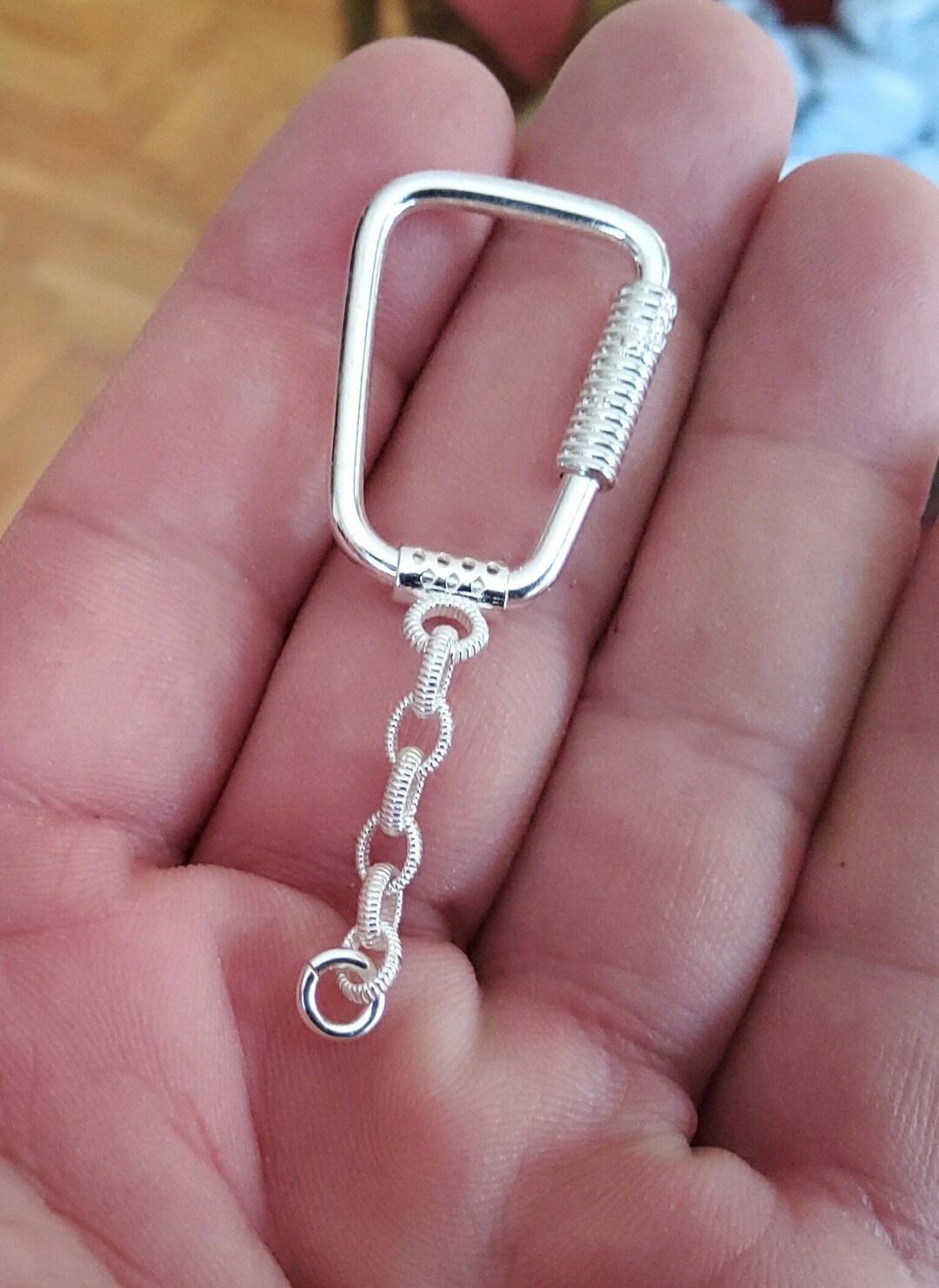 小物 PUERTA DEL SOL Sterling silver Key Chain IMG_1470.jpg?v=1585077762