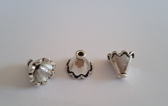 4 en argent Sterling 925 925 925 oxydé Flamenco jupe pétoncles perle Caps fin Cap cône Beads(8 mm inner diameter) 6be34d 4 en argent Sterling 925 925 925 oxydé Flamenco jupe pétoncles perle Caps fin Cap cône Beads(8 mm inner diameter) 6be34d