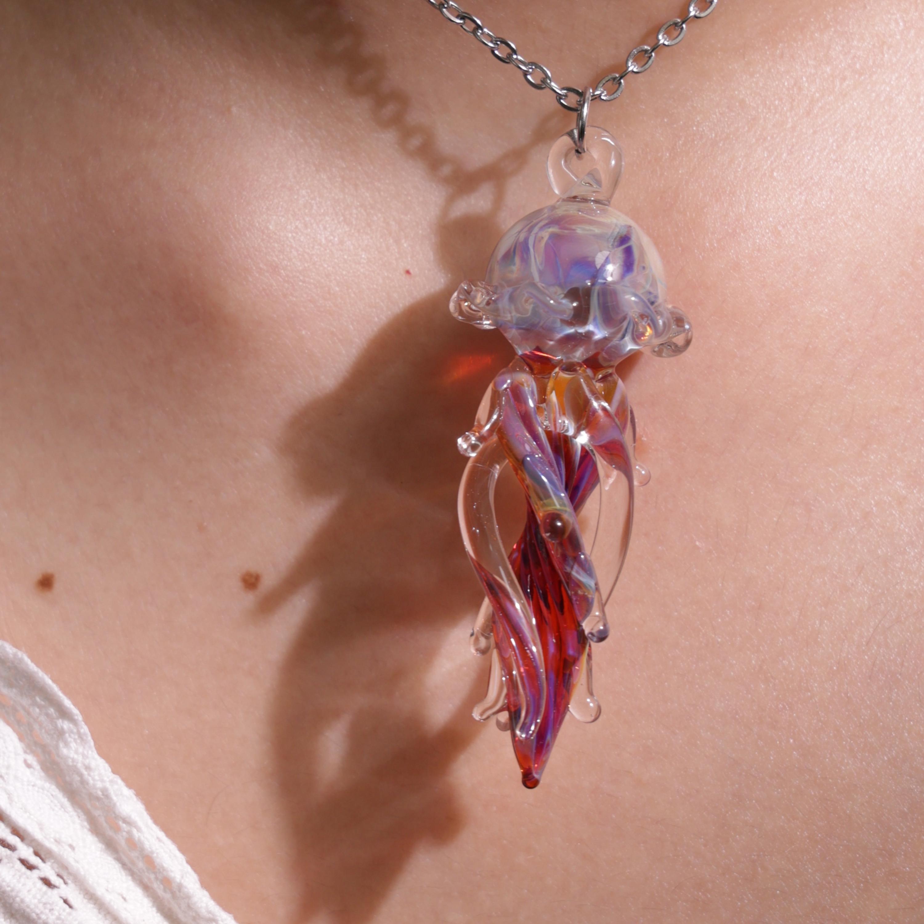 Jellyfish Pendant - Etsy