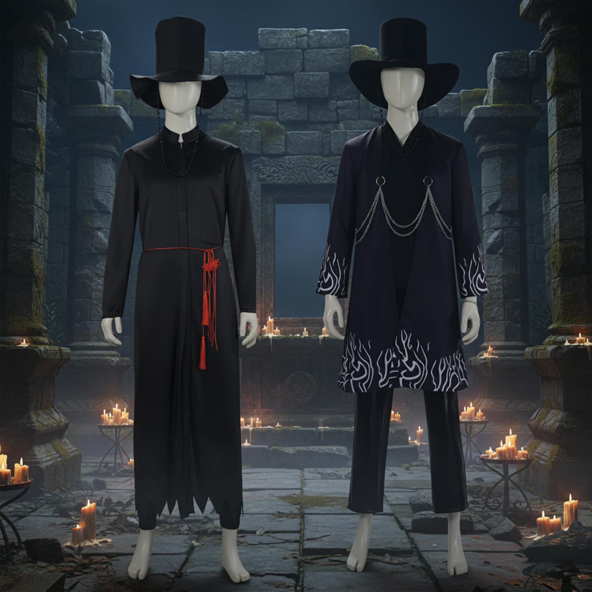 Déguisement Jinu Homme Cosplay Anime - Chemise à Carreaux Style Démon, Pour Halloween, Fête, Carnaval