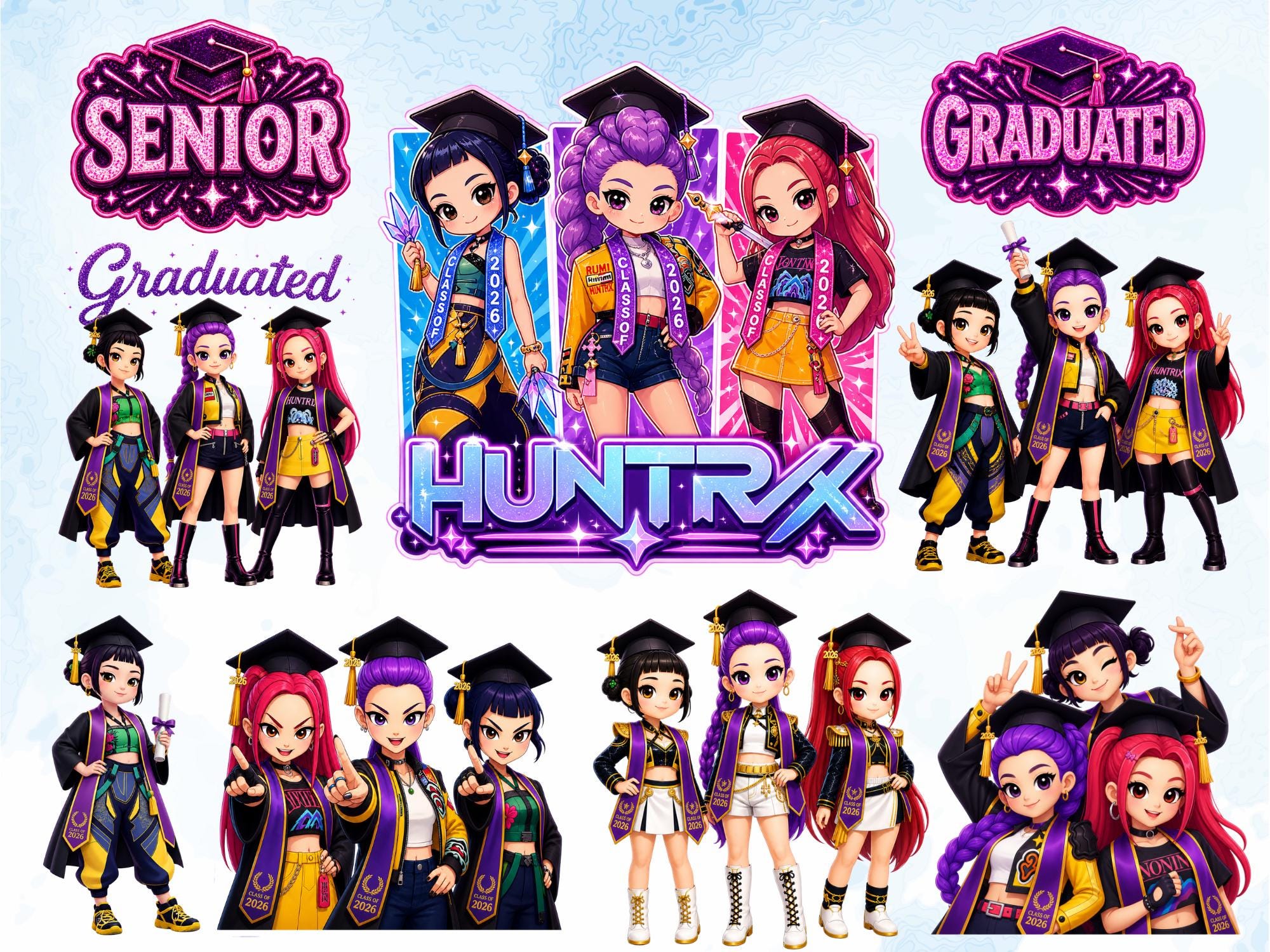 Happy Graduationグッズ KANON ステッカー Happy graduation stickers