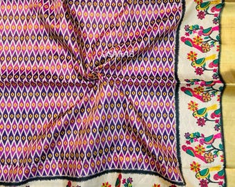 Designer Tussar Silk Saree,Zari Pallu Saree,Silk Saree,Indian Wedding Wear Saree Blouse