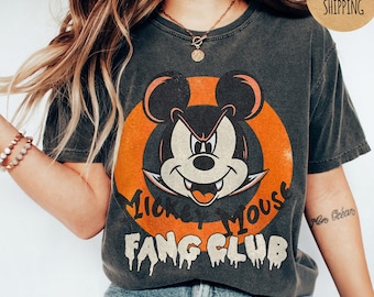 Micky Maus Fan Club Vampir Vintage Komfort Farben Micky Kostüm Dracula Sweatshirt Halloween Spooky Saison Shirt Reise 2026