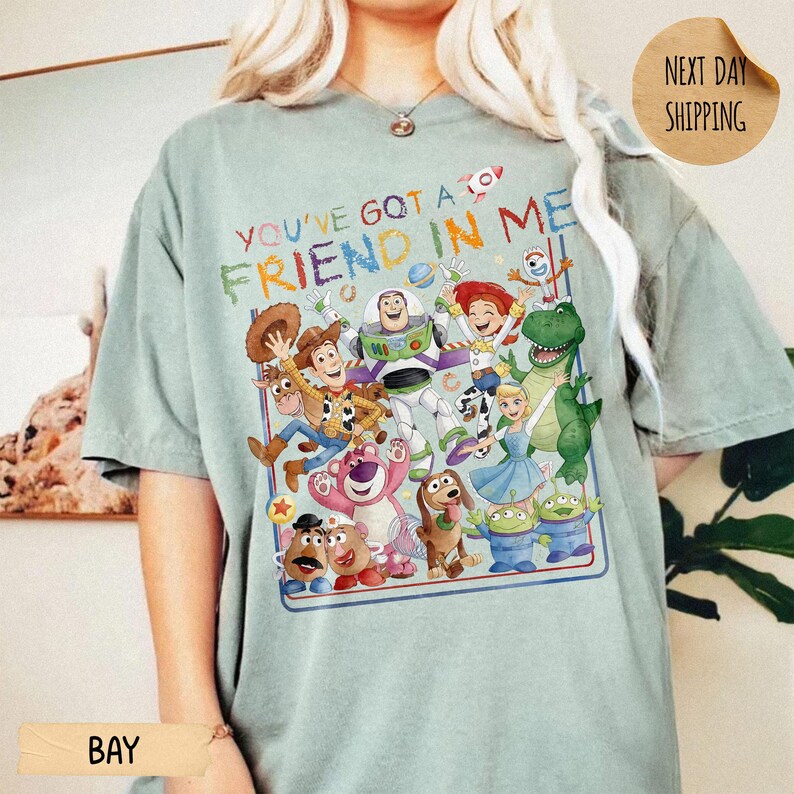 You've Got Friend A Friend In Me T-shirt, Toy Story Shirt, Woody And Friends Sweatshirt, WDW Family Vacation Shirt, Disney Toy Story Sweater Bay (only Comfort)
