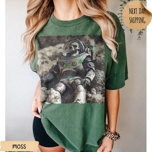 Toy Story Comfort Colors Shirt, Buzz Lightyear Shirt For Men Women, Pixar Tee, Animation Tee Shirt, Movie Lover Gift, Pixar Movie Tee Moss/Military Green
