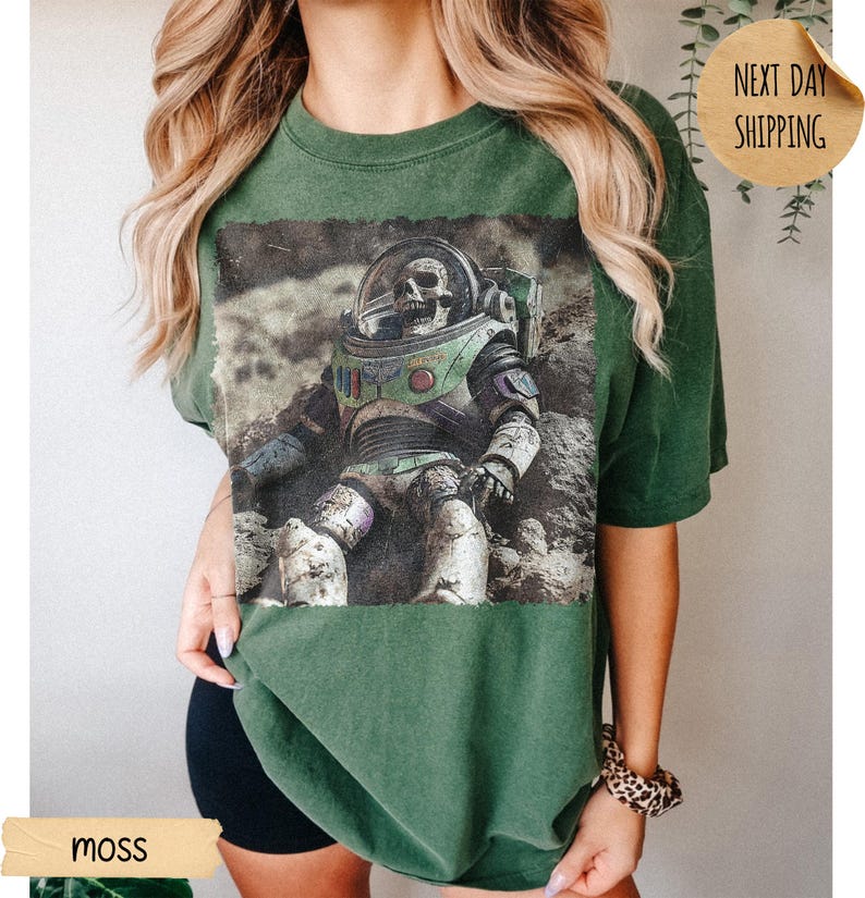 Toy Story Comfort Colors Shirt, Buzz Lightyear Shirt For Men Women, Pixar Tee, Animation Tee Shirt, Movie Lover Gift, Pixar Movie Tee Moss/Military Green