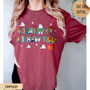 Vintage I Knew It I Knew You Shirt, TS and Toy Story 5 Friendship Shirt, Woody Buzz Lightyear Tee, Disneyland Toy Story Family Matching Tee image 3