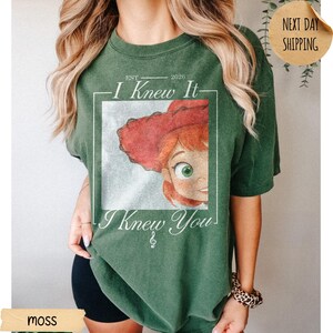 Watercolors TS Jessie Toy Story 5 Comfort Colors Shirt, Retro I Knew It I Knew You, Disneyland Toy Story Family Matching Tee Moss/Military Green