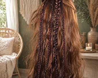 Custom pony tail Extension | Synthetic Hair Piece braids dreads and twists