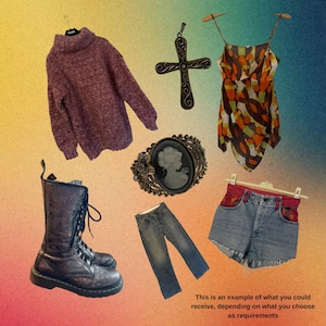Curated Clothing Style Bundle: Personalized Mystery Box Gift