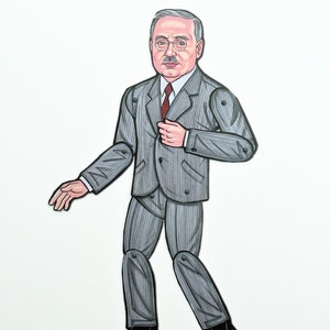 Alfred Adler Articulated Paper Doll image 1