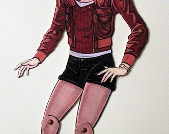 Amy Articulated Paper Doll