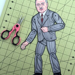 Alfred Adler Articulated Paper Doll image 2
