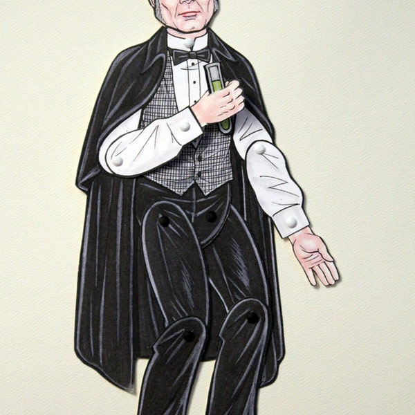 Strange Case of Dr. Jekyll and Mr. Hyde Articulated Paper Doll