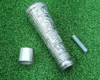 Mango de latón macizo para bastón – Parte superior del bastón – Diseño vintage grabado a mano